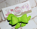 Dinosaur 3D Embroidered Felt Bow – Dino Hair Clip or Pet Bowtie for Kids & Babies, Prehistoric Accessory