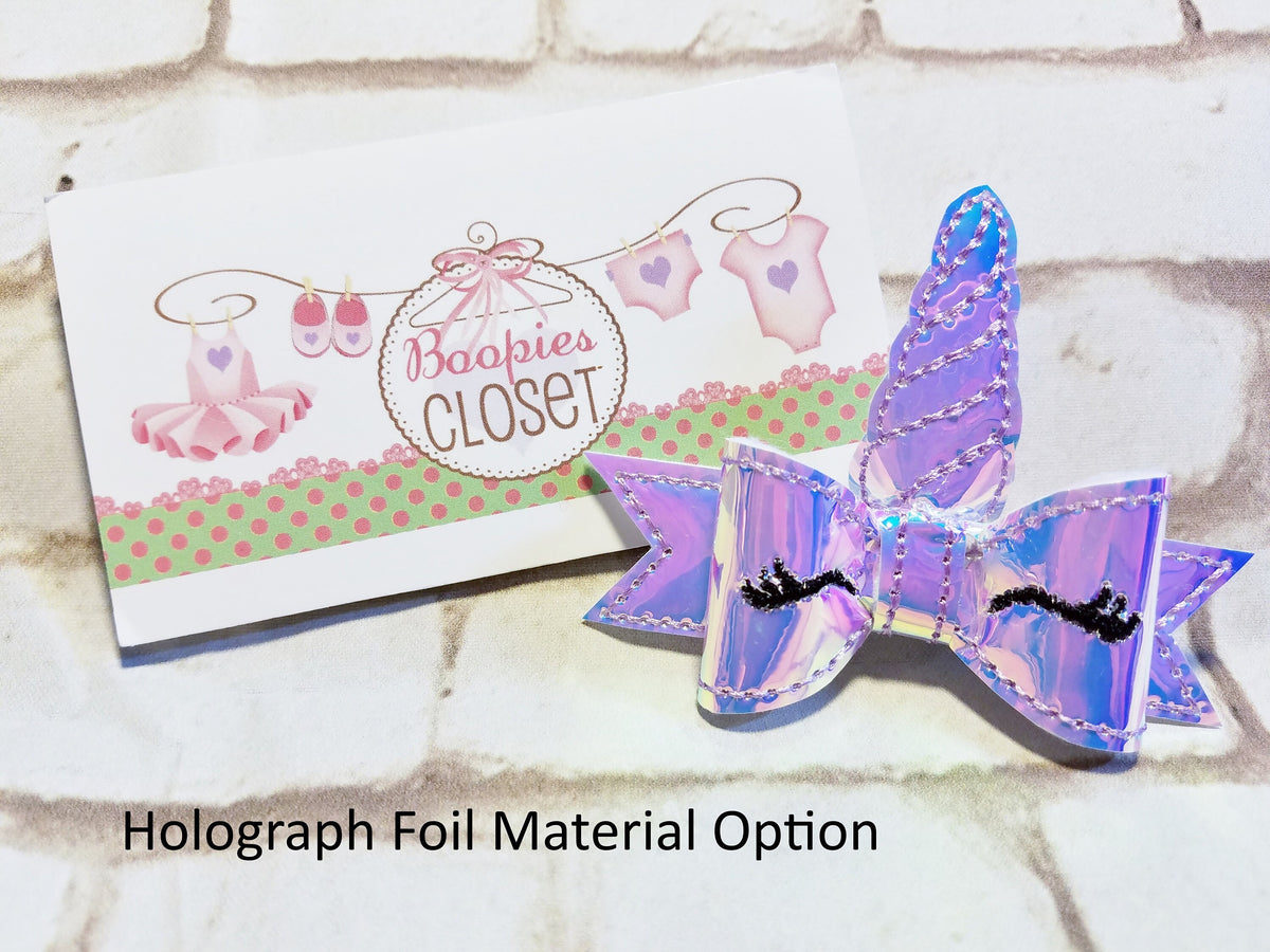 Unicorn 3D Felt Bow Headband – Magical Hair Barrette or Alligator Clip for Girls & Kids