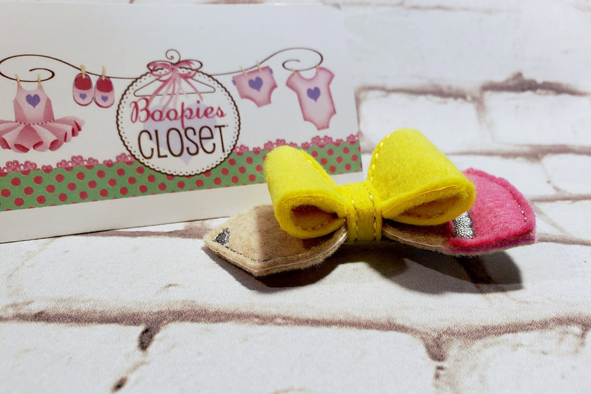 #2 Pencil Hair Bow – Back to School Barrette or Headband for Adults, Kids & Pets