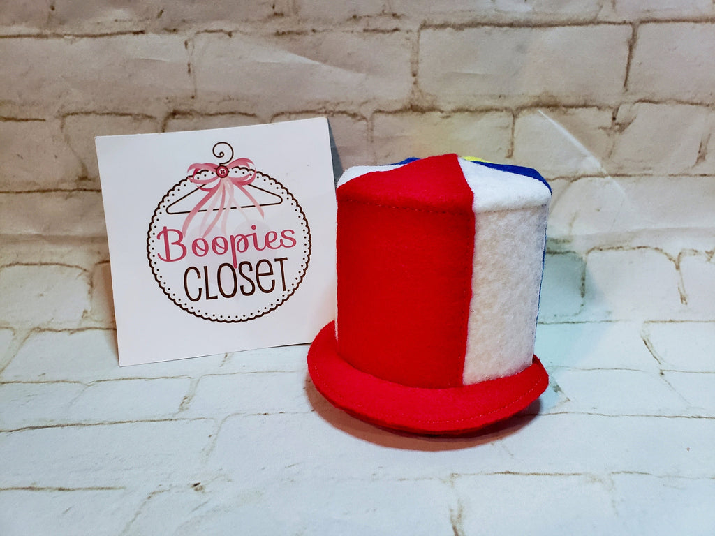 Custom Hot Dog Mini Top Hat – Novelty Food Felt Derby Hat, Funny Costume Fascinator for Adults & Kids