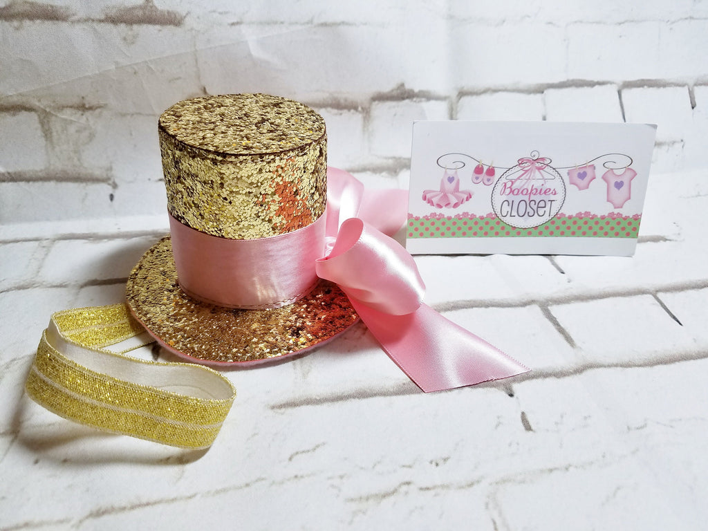Sparkle Mini Top Hat – Customizable Party Costume Headband for Adults, Kids & Pets