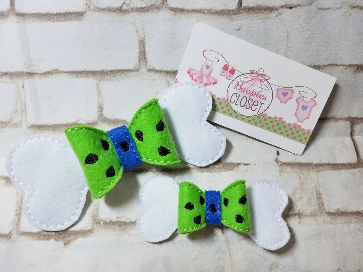 Stone Age Bone 3D Embroidered Bow – Prehistoric Costume Headband for Kids & Pets