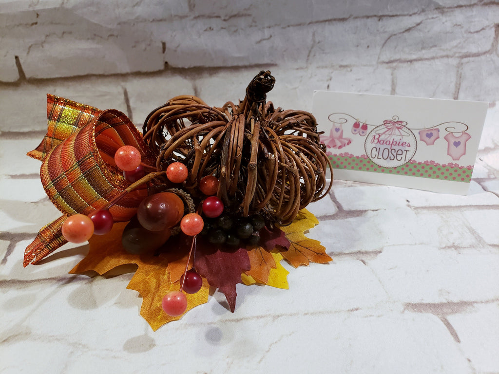Pumpkin Festival Fascinator – Fall Pumpkin Picking Mini Hat for Adults & Kids, Thanksgiving Headpiece