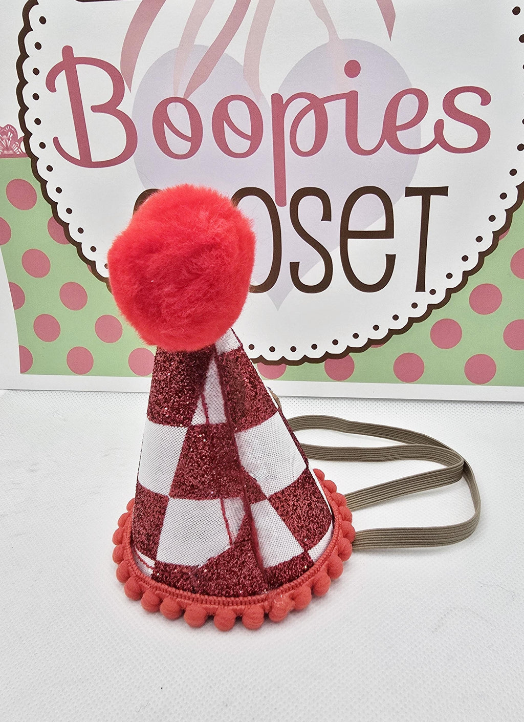 Mini Harlequin Birthday Hat – Jester Cone Party Hat for Adults, Kids & Pets, Circus Birthday Accessory
