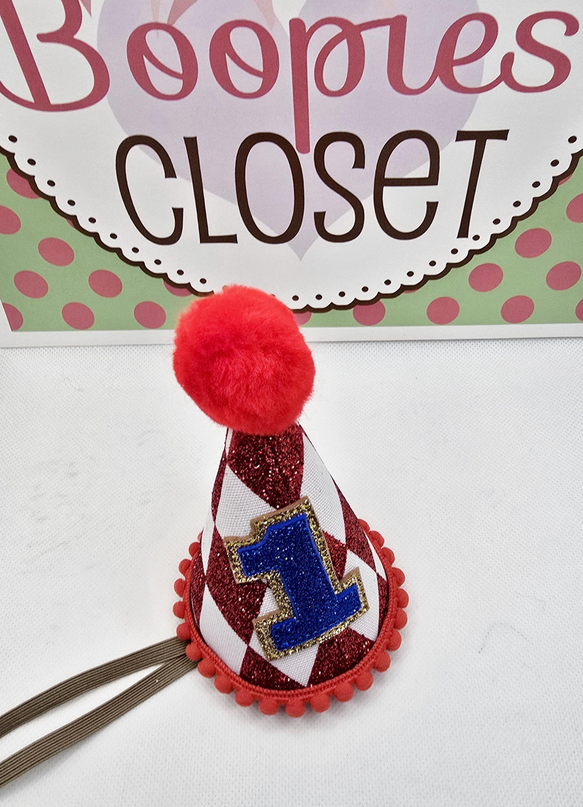 Mini Harlequin Birthday Hat – Jester Cone Party Hat for Adults, Kids & Pets, Circus Birthday Accessory