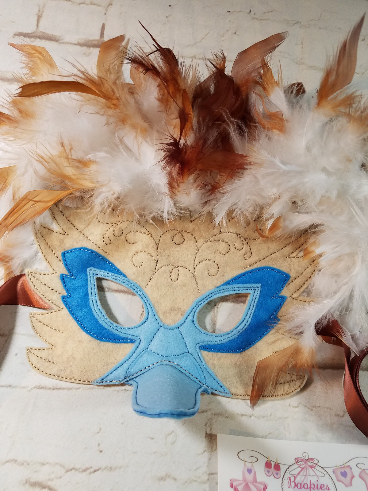 Custom Bird Mask – Exotic Firebird Steampunk Cosplay Mask for Adults & Kids, Personalized Costume