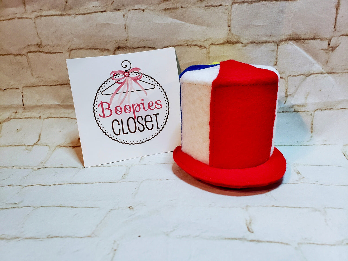 Custom Hot Dog Mini Top Hat – Novelty Food Felt Derby Hat, Funny Costume Fascinator for Adults & Kids