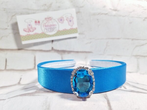 Turquoise Jeweled Headband – Arabian Nights Style Hair Accessory for Women & Girls, Genie Costume