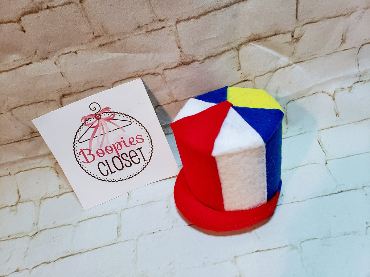 Custom Hot Dog Mini Top Hat – Novelty Food Felt Derby Hat, Funny Costume Fascinator for Adults & Kids