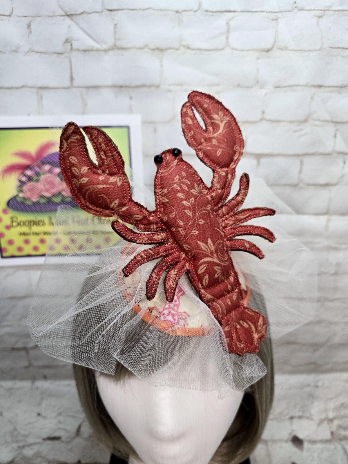 Whimsically Fun Lobster Boil Fascinator for Adults & Children