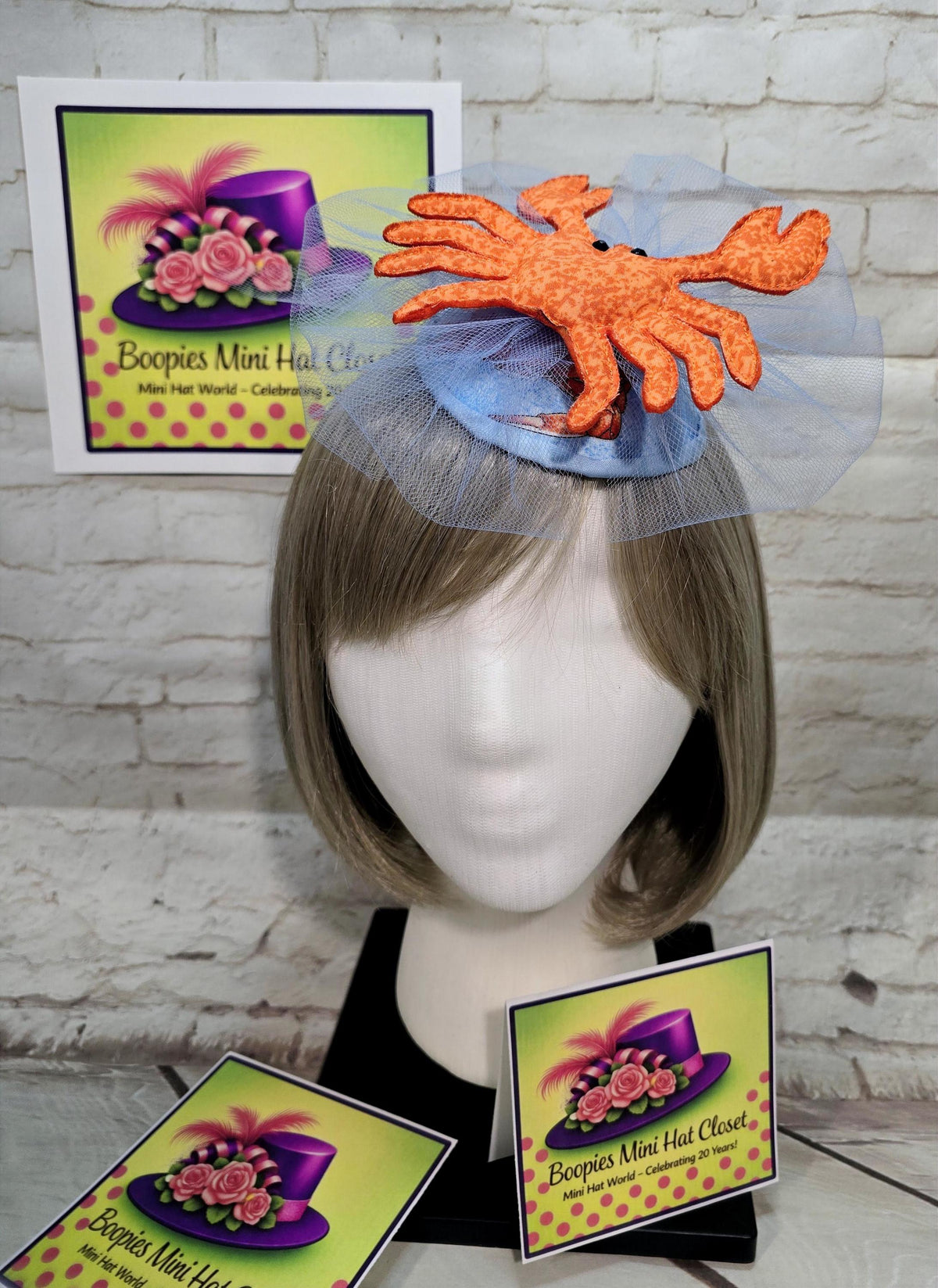 Whimsically Fun Crab Fascinator for Adults & Children