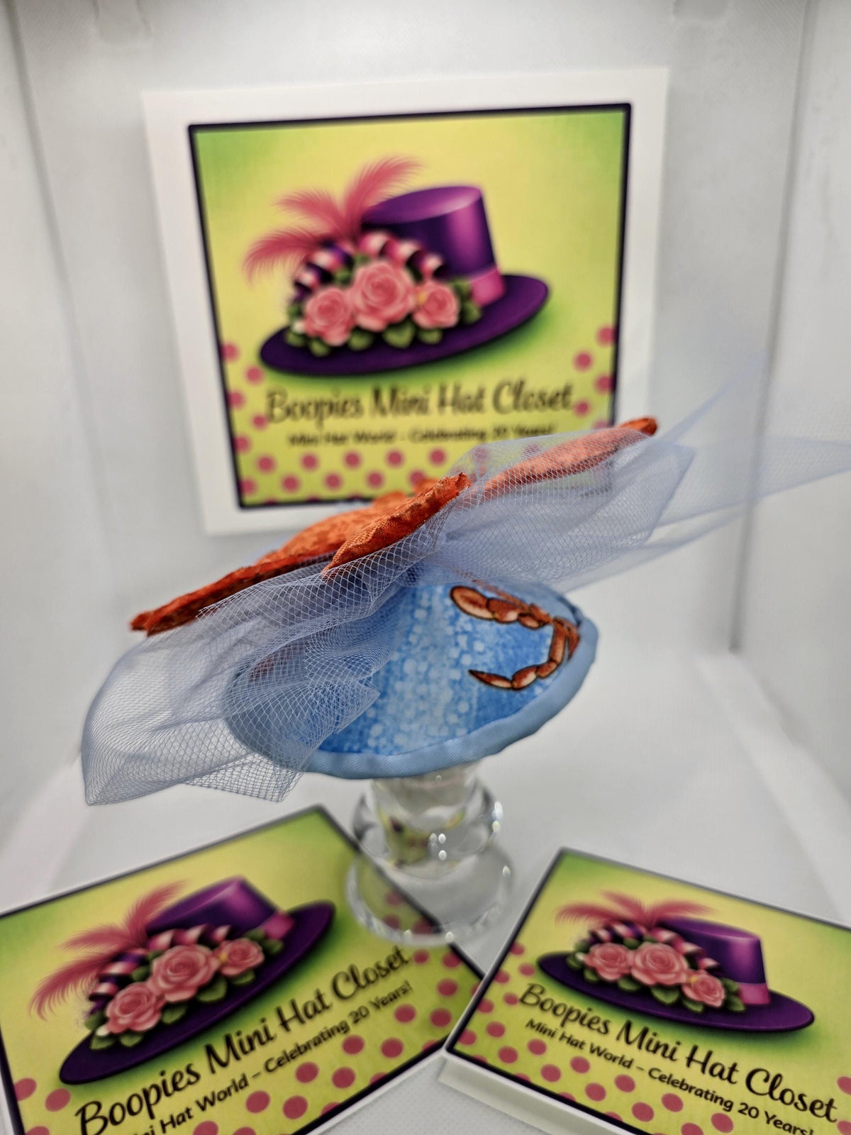 Whimsically Fun Crab Fascinator for Adults & Children