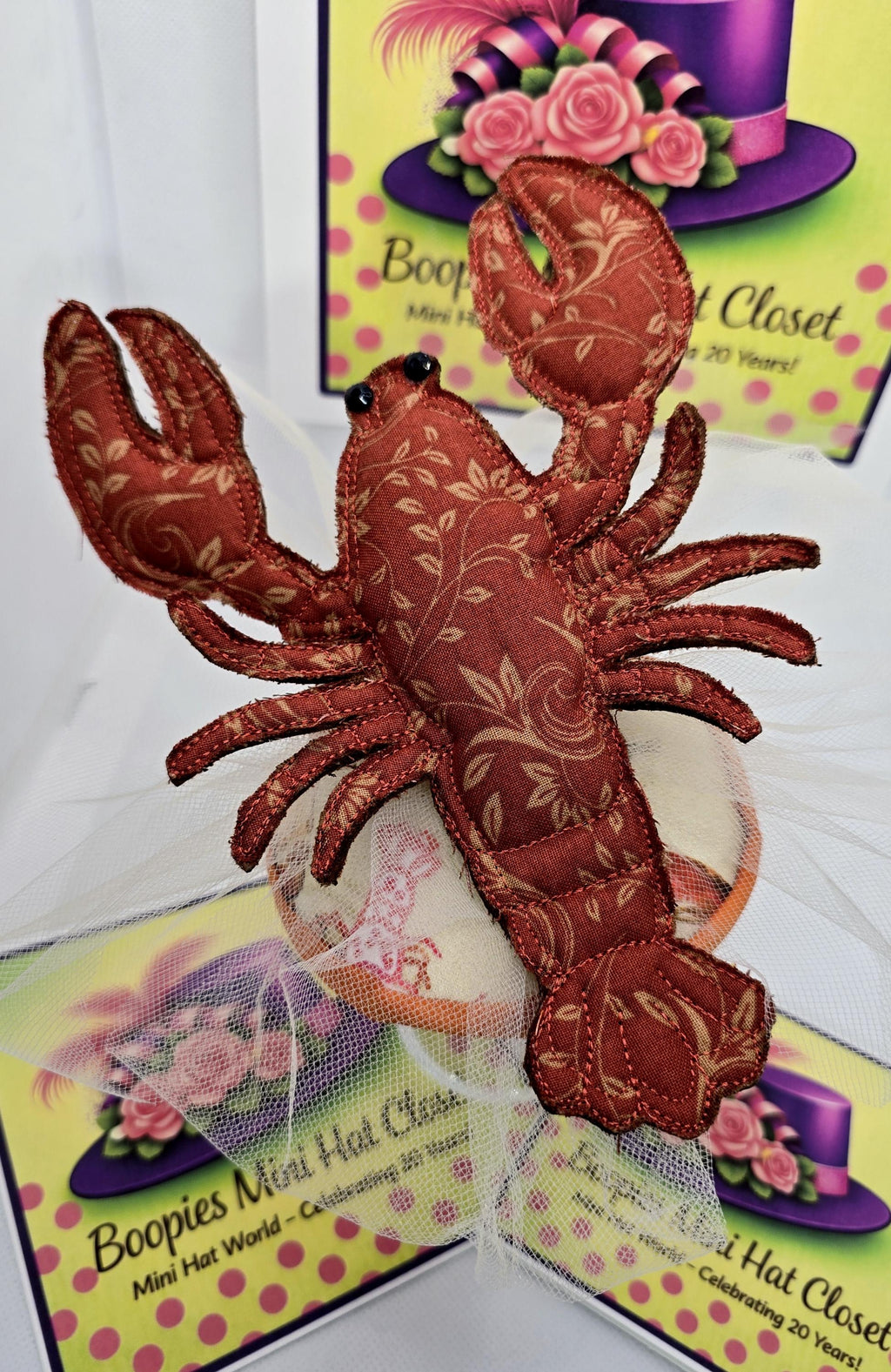 Whimsically Fun Lobster Boil Fascinator for Adults & Children