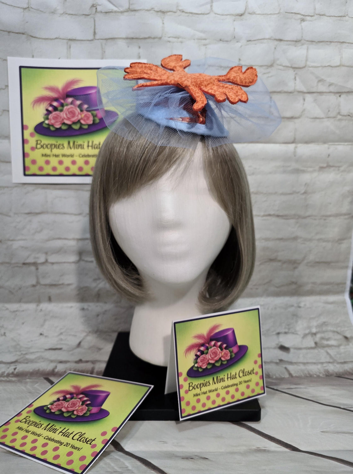 Whimsically Fun Crab Fascinator for Adults & Children