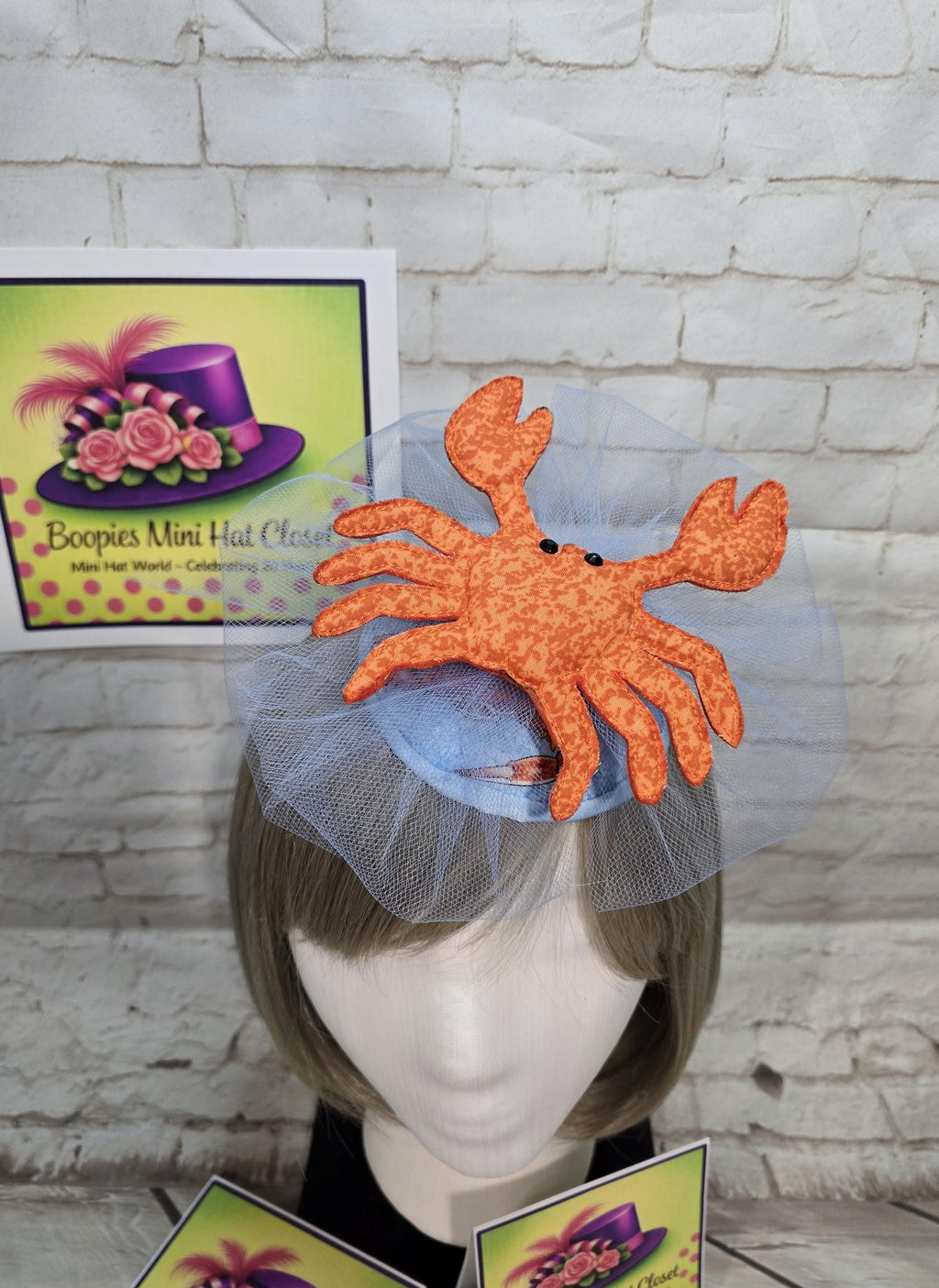 Whimsically Fun Crab Fascinator for Adults & Children