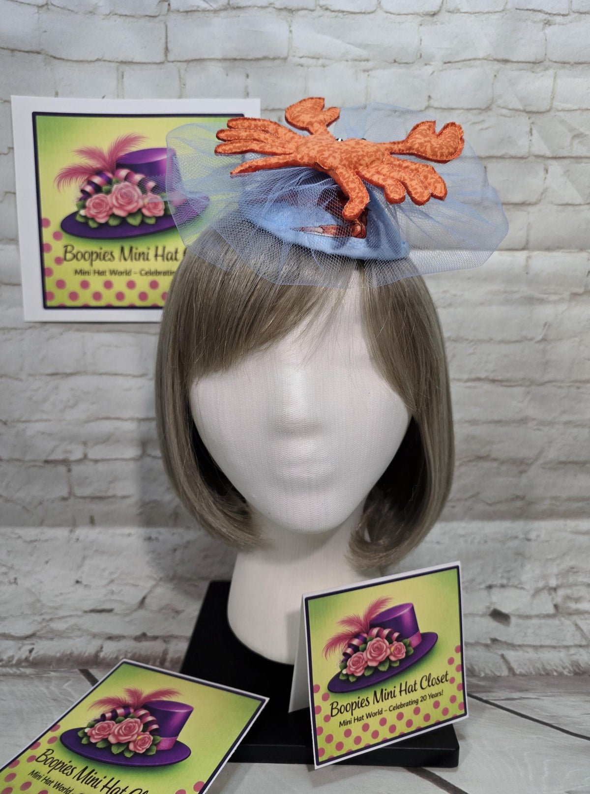 Whimsically Fun Crab Fascinator for Adults & Children