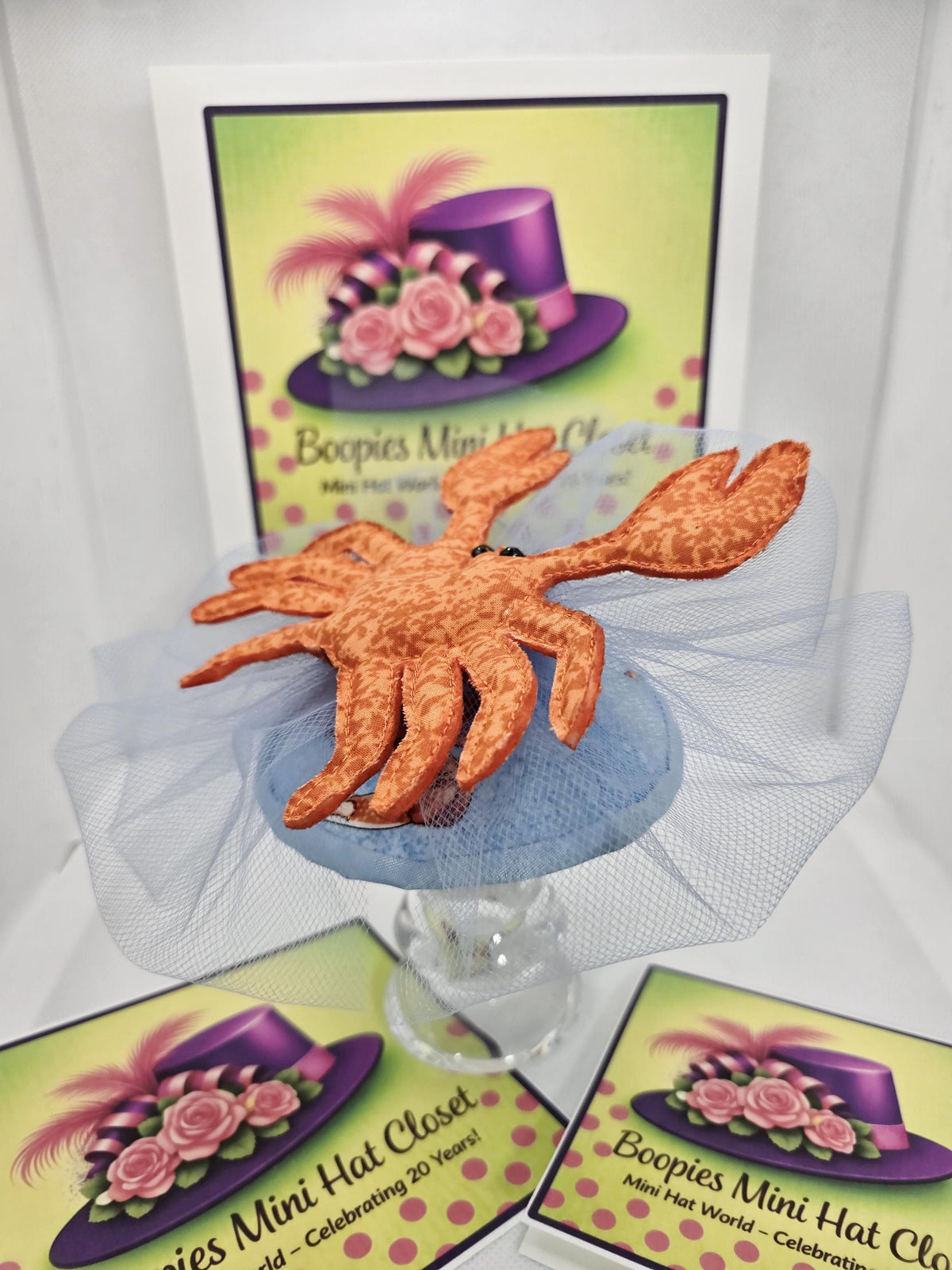 Whimsically Fun Crab Fascinator for Adults & Children
