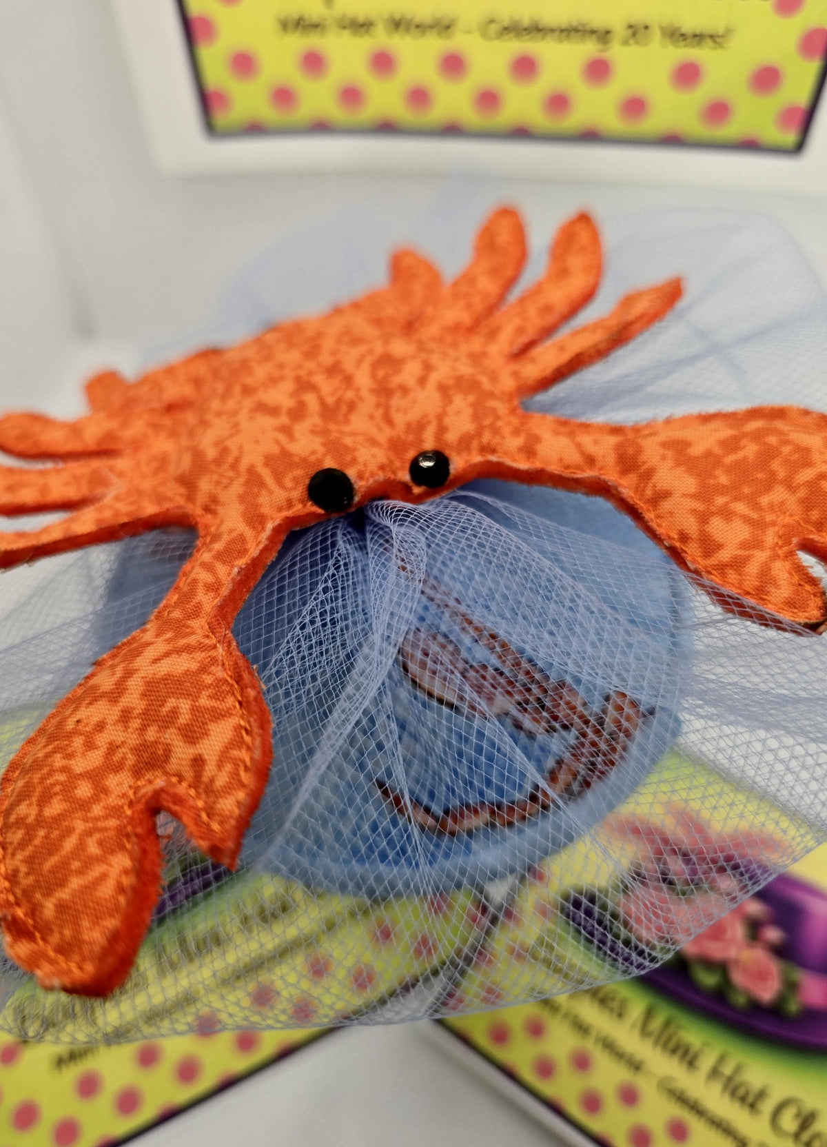 Whimsically Fun Crab Fascinator for Adults & Children
