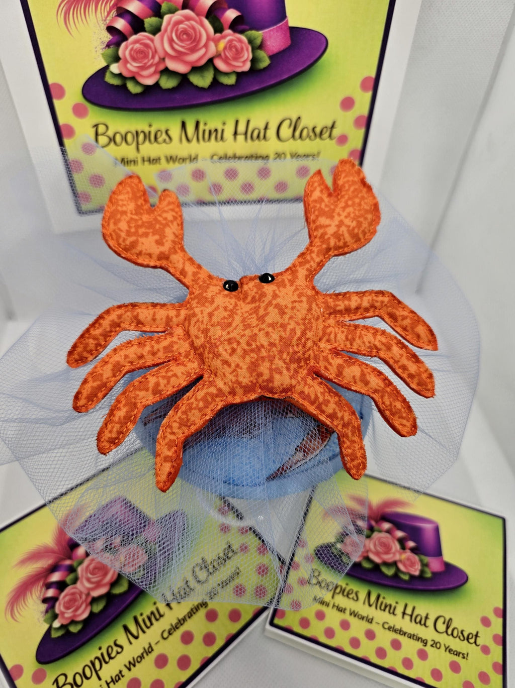 Whimsically Fun Crab Fascinator for Adults & Children