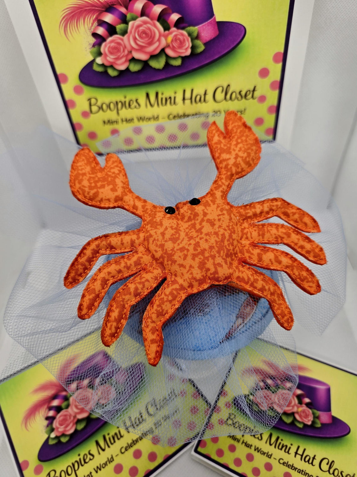 Whimsically Fun Crab Fascinator for Adults & Children