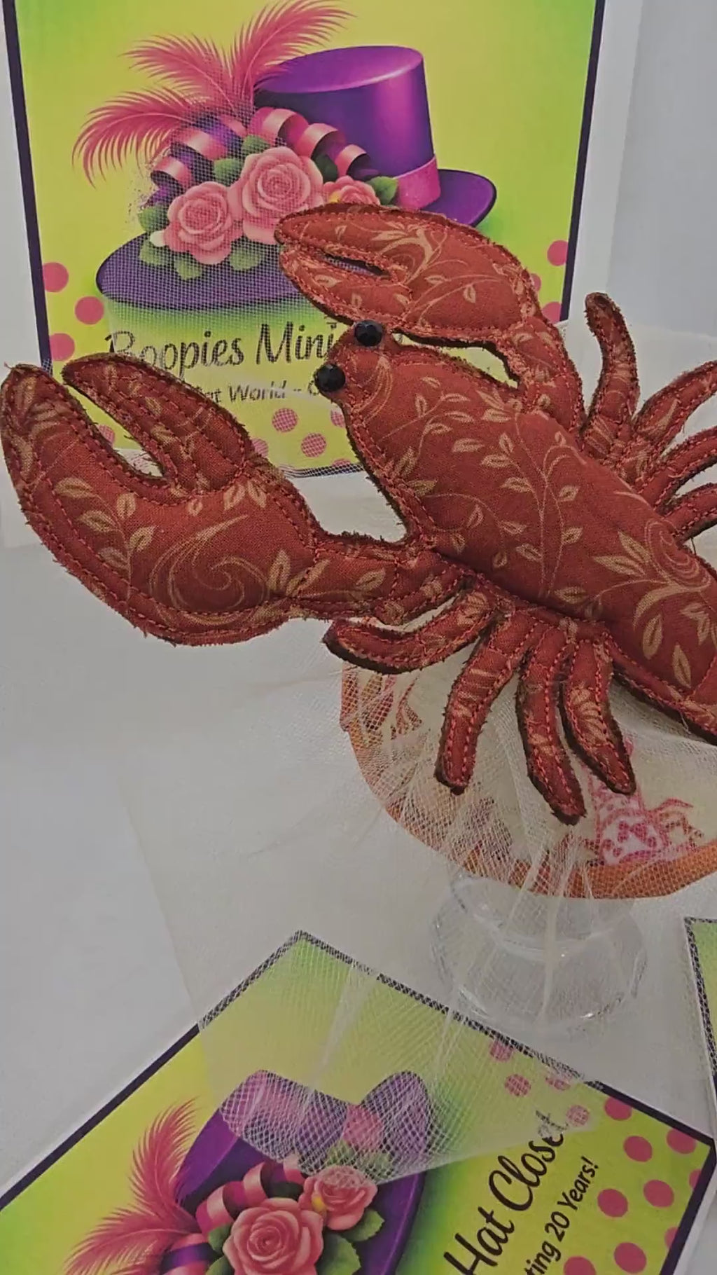 Whimsically Fun Lobster Boil Fascinator for Adults & Children